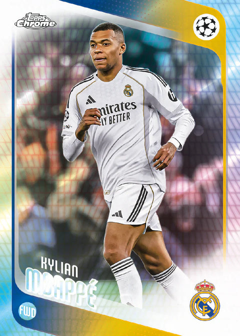 2025-26 Topps Chrome UEFA Club Competitions - Hobby Box