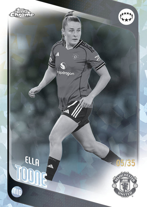 2025-26 Topps UEFA Women’s Champions League Chrome Sapphire Hobby Box