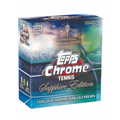 2021 Topps Tennis Chrome Sapphire Hobby Box