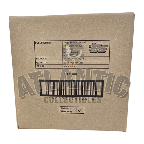 2024-25 Topps Paris Saint-Germain Team Set Box