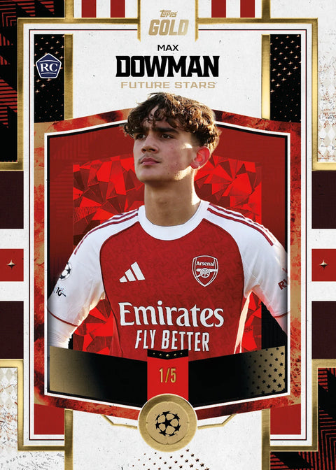 2025-26 Topps UEFA Club Competitions Gold Box