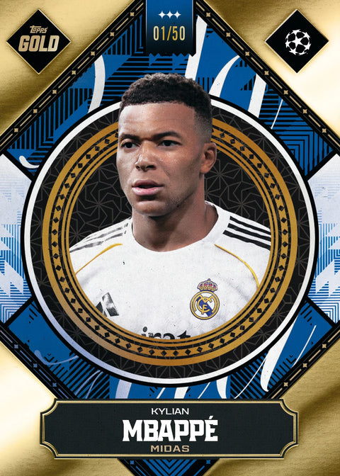 2025-26 Topps UEFA Club Competitions Gold Box