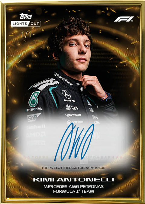 2026 Topps Formula 1 Lights Out Box