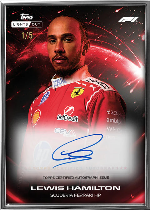 2026 Topps Formula 1 Lights Out Box