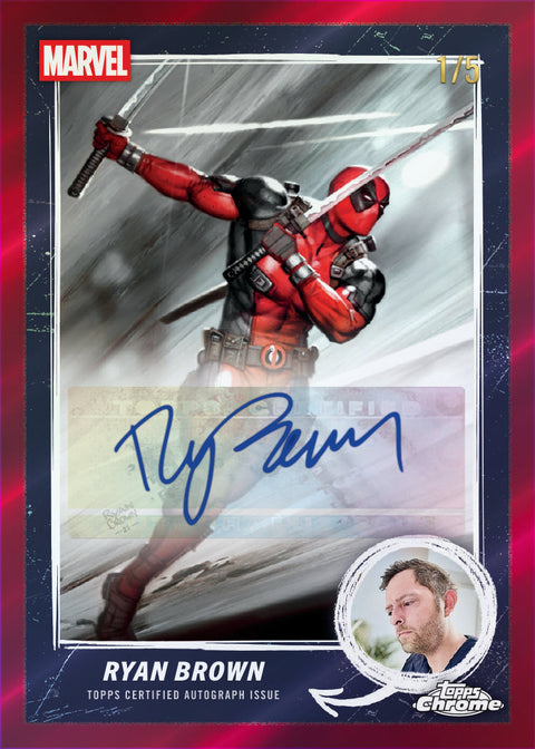 2025 Topps Chrome Deadpool - Hobby Box