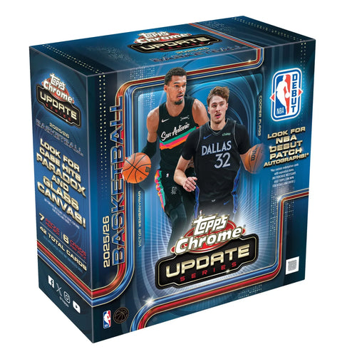 2025-26 Topps NBA Chrome Update Series - Mega Box