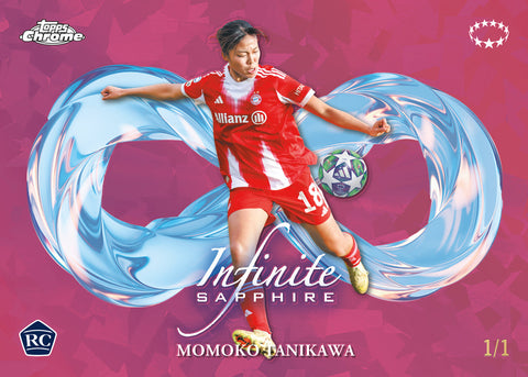2025-26 Topps UEFA Women’s Champions League Chrome Sapphire Hobby Box