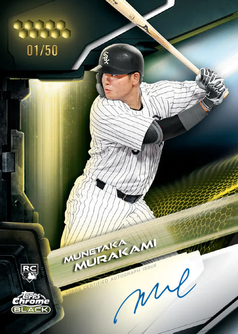 2026 Topps Chrome Black Baseball - Hobby Box