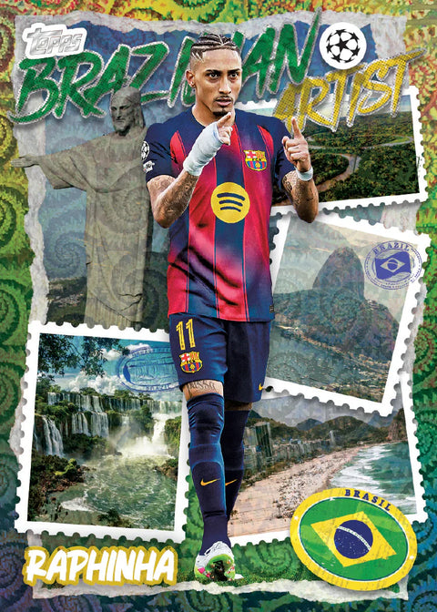 2025-26 Topps UEFA Club Competitions Carnaval Hobby Box