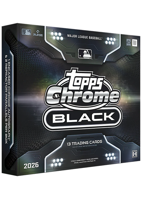 2026 Topps Chrome Black Baseball - Hobby Box