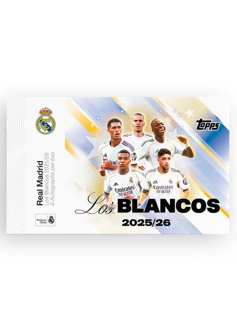 2025-26 Topps Real Madrid Los Blancos Hobby Box