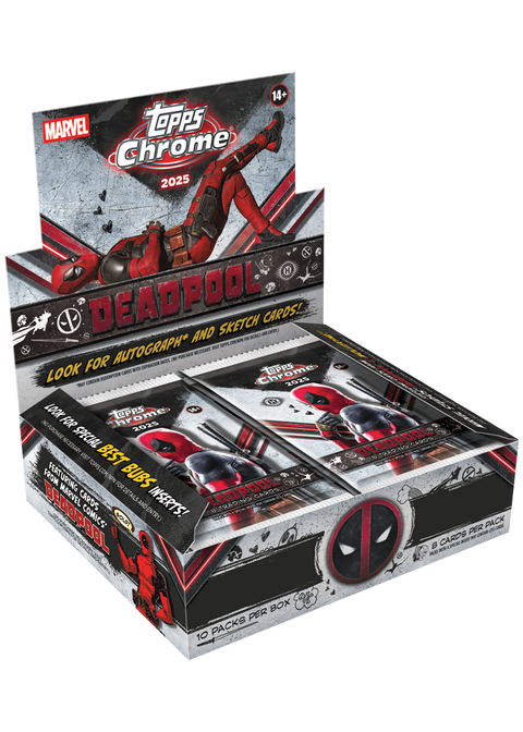 2025 Topps Chrome Deadpool - Hobby Box