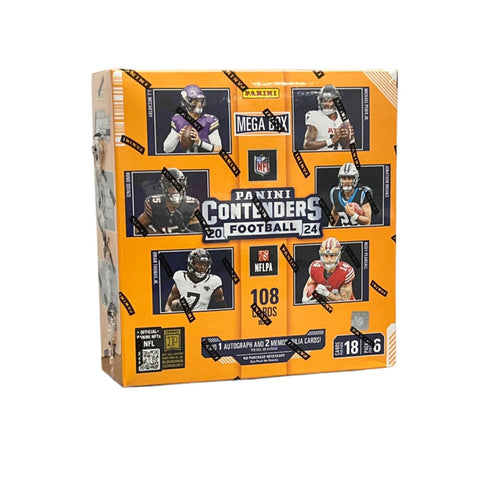 2024 Panini Contenders Football NFL Trading Card Mega Box