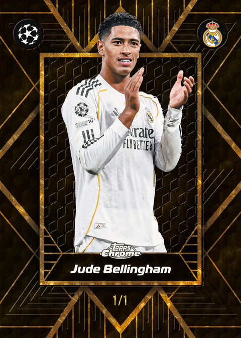 2025-26 Topps Chrome UEFA Club Competitions - Mega Box