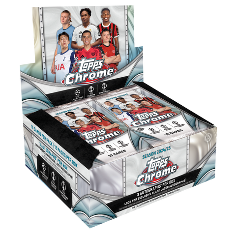 2024-25 Topps Chrome UEFA Club Competitions - Jumbo Box