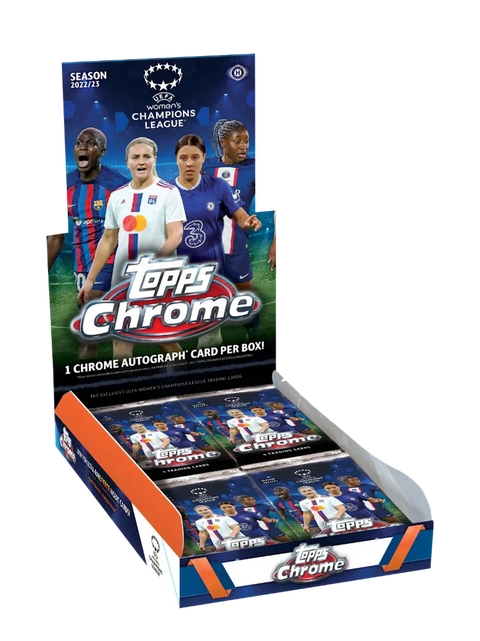 2022-23 Topps Chrome UEFA Women's Champions League - Hobby Box